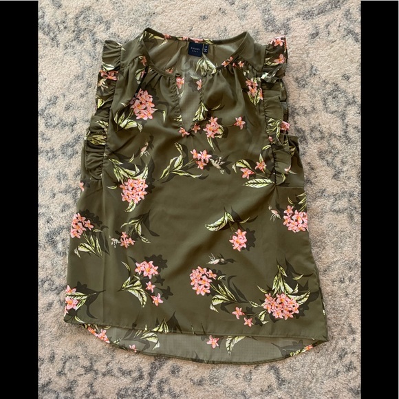 Karri Blue sleeveless blouse - Picture 1 of 1